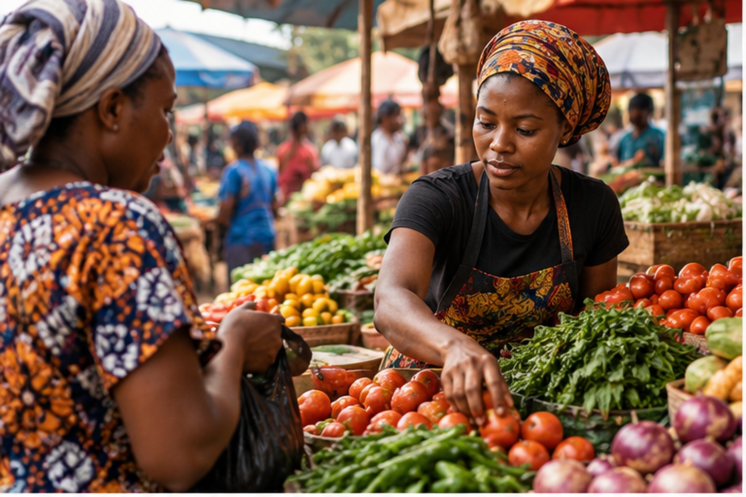 Ghanaian market entrepreneur